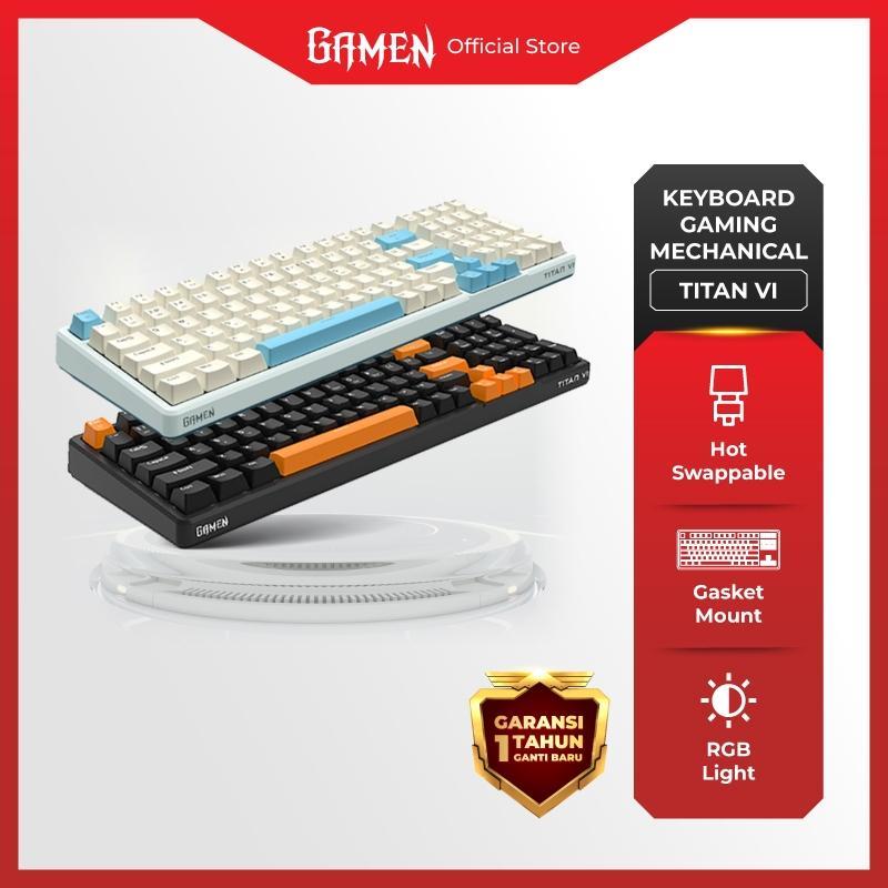 Jual Gamen Keyboard Gaming Mechanical Rgb Titan 6 Gasket Mount 99 Keys ...