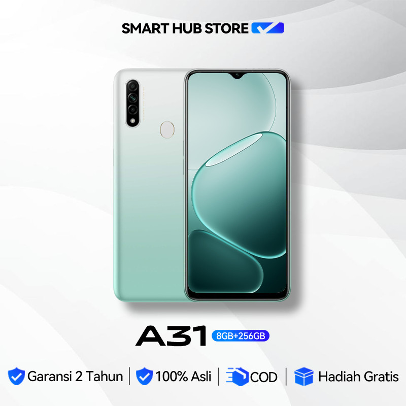 Smartphone A31 Ram 8GB Rom 256GB Layar 6.5" Android HP  4G LTE Dual Sim Garansi 2 Tahun