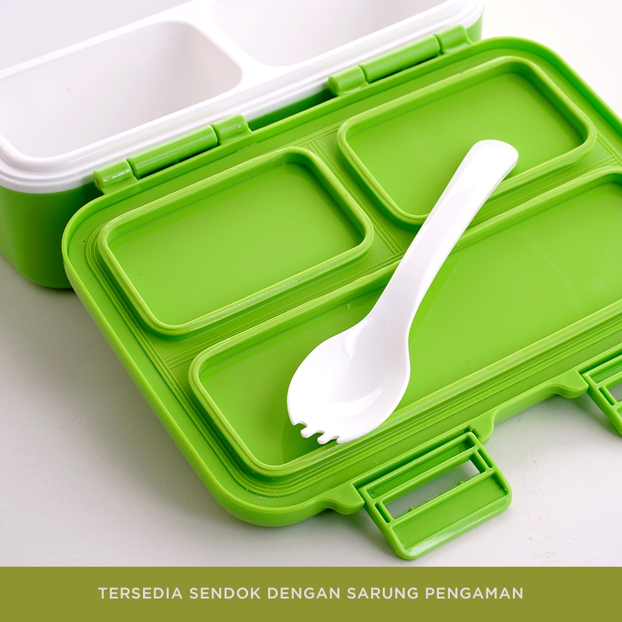 Jual Yooyee 628 Kotak Makan Set dengan Botol dan Tas | Shopee Indonesia