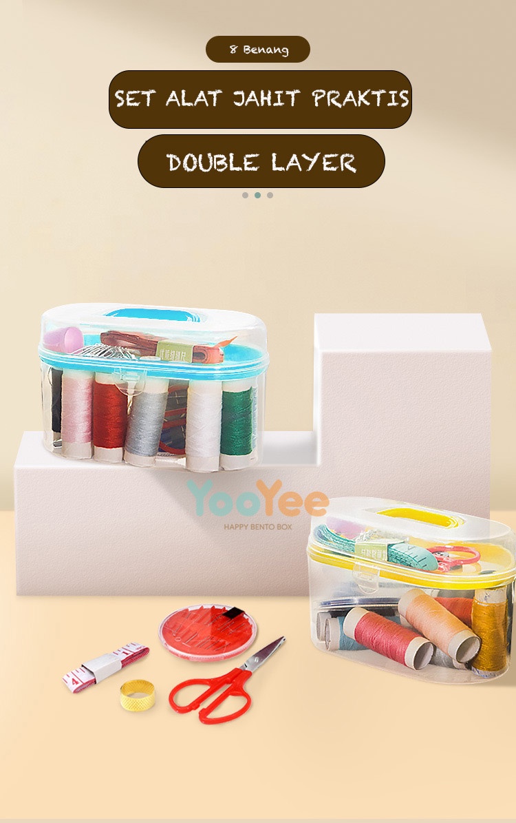 Jual Yooyee Set Alat Jahit Jarum Benang (alat jahit darurat) | Shopee ...
