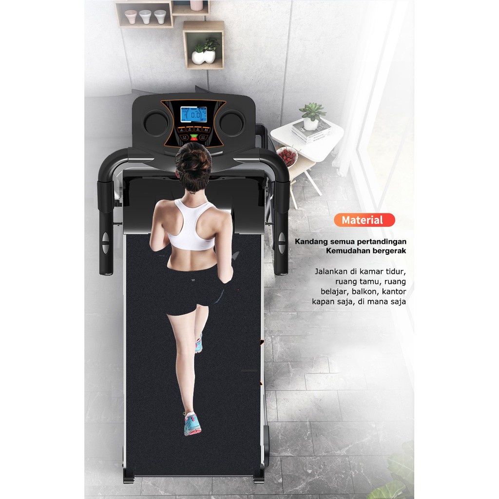 Jual Keep Going Max Treadmill Elektrik Tredmil Listrik 2.0 HP Mesin ...