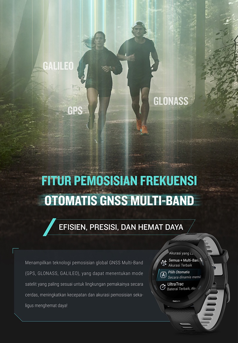Jual Garmin Forerunner 265S Music - Black | Shopee Indonesia