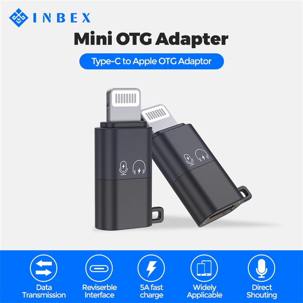 Jual INBEX Kabel Data Converters Microphone Adapter Type-C to Micro/IOS ...