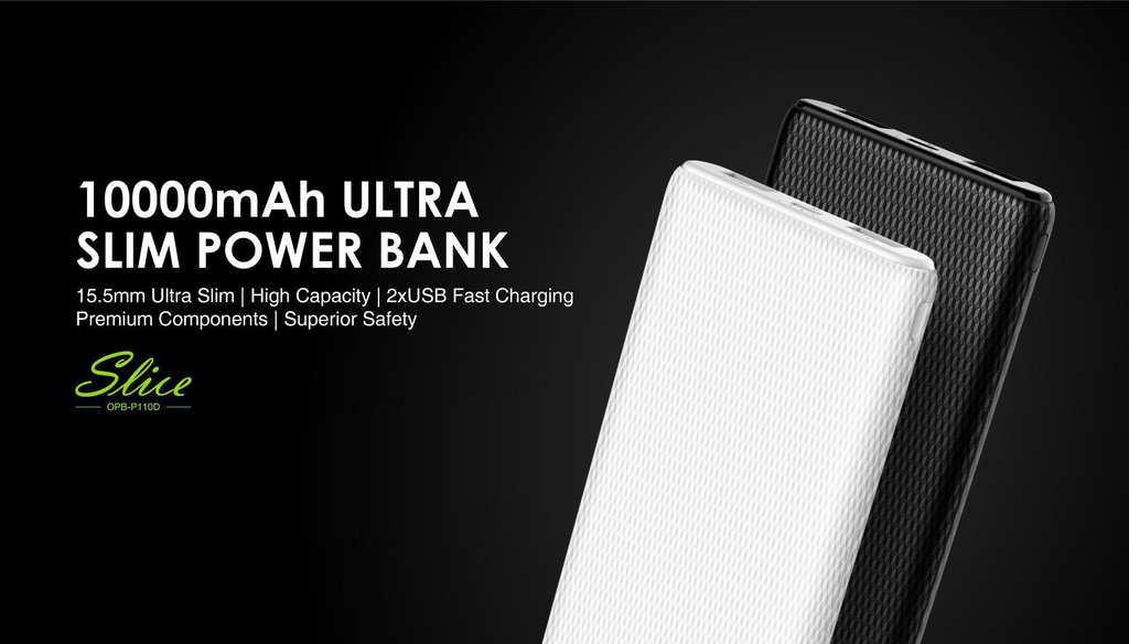 Oraimo 10000mAh Power-Bank 2.1A For 2 Device Same Time OPB-P110DN