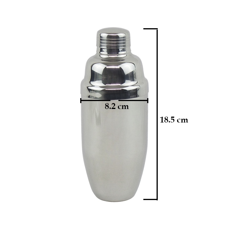 Jual ROSH Gelas Kocok Minuman 250 - 750 ML Cocktail Shaker Stainless ...