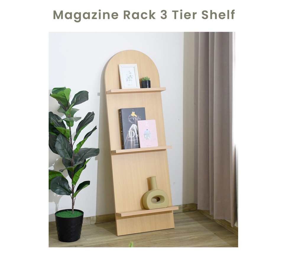 Jual rak susun | dekorasi rack | Magazine Rack 3 Tier Shelf | RAK ...