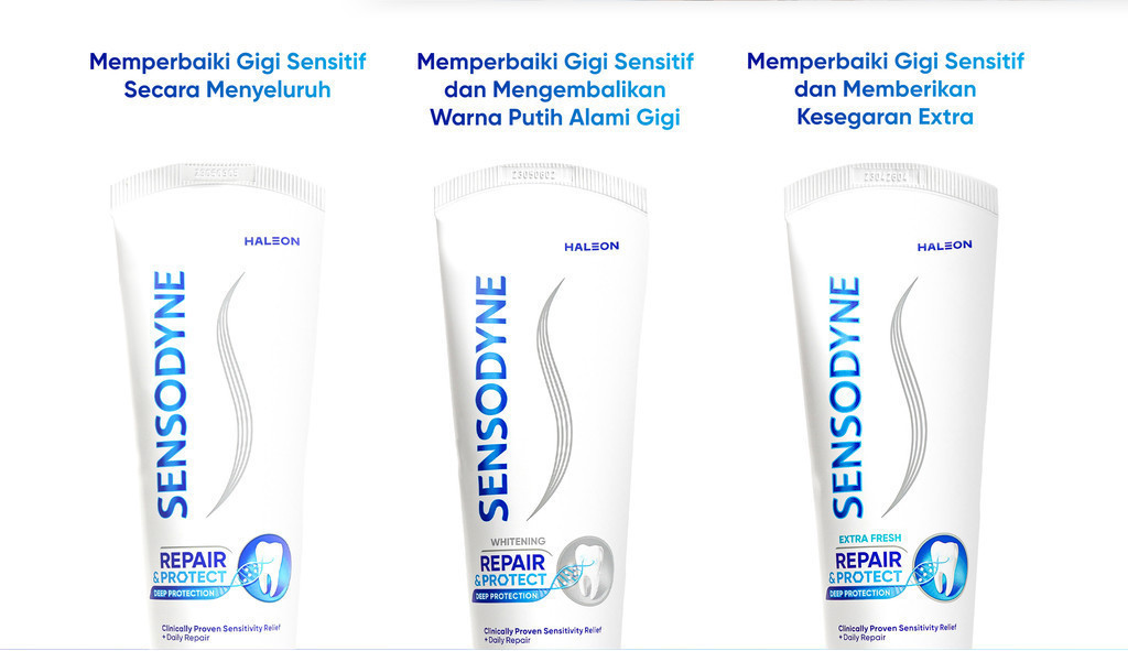 Jual Sensodyne Toothpaste Pasta Gigi Sensitif Repair & Protect ...
