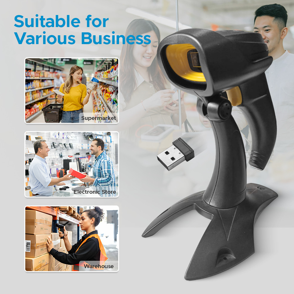 Jual Codeshop CD-9512 Scanner Barcode 1D 2D Imager Wireless USB Auto ...