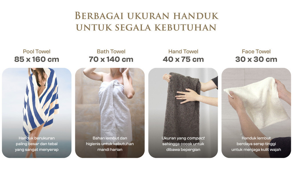 Jual Handuk Terry Palmer Hotelier - 85x160cm - Pool Towel - Stripe ...