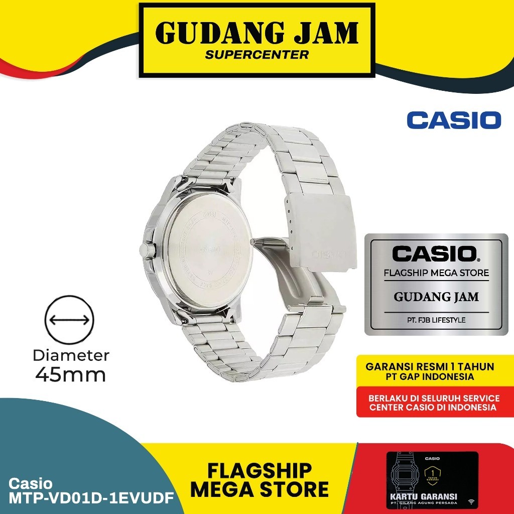 Jam Tangan Casio MTP VD01D 1EVUDF MTP VD01D MTP VD01 MTPVD01D MTP VD01D