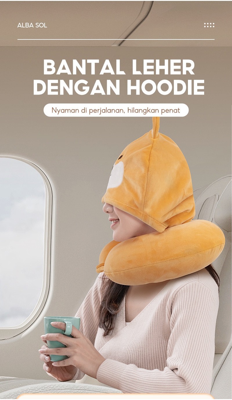 Neck pillow with hood instrumental sm department store