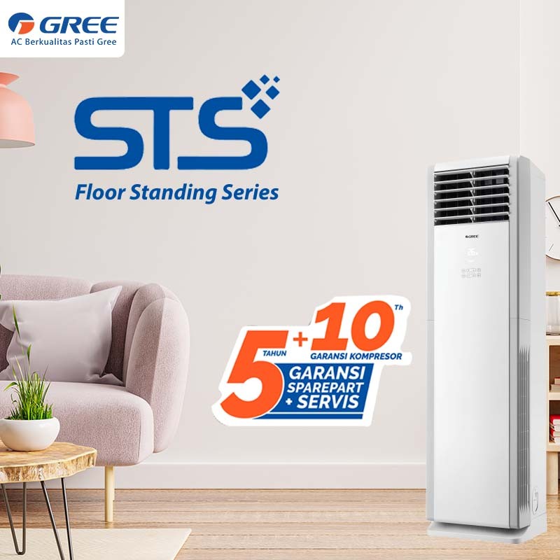 Jual GREE AC Floor Standing 3PK - Inverter 3 PK- Smart WIFI dan LED ...