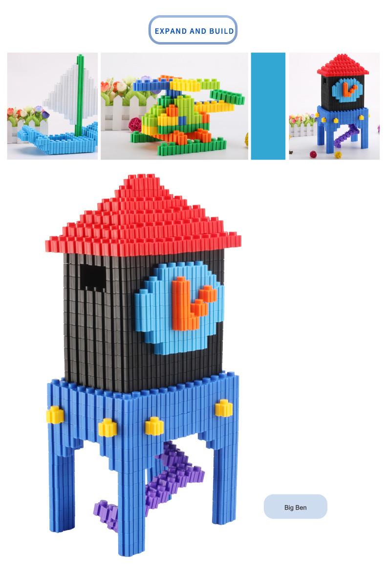 Jual OHSOME Rocket Missile Brick DIY Building Blocks Mainan Rakit ...