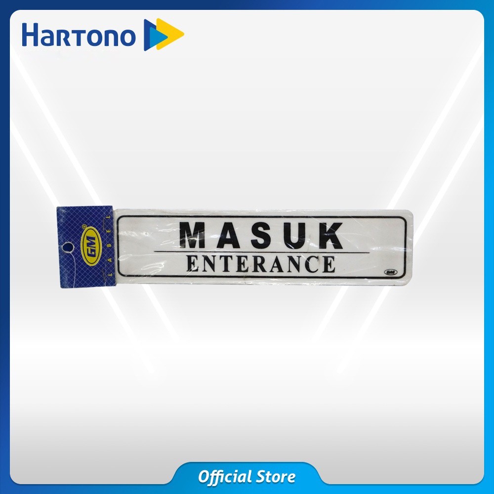 Jual GM Label Masuk Kecil MASUK | Shopee Indonesia