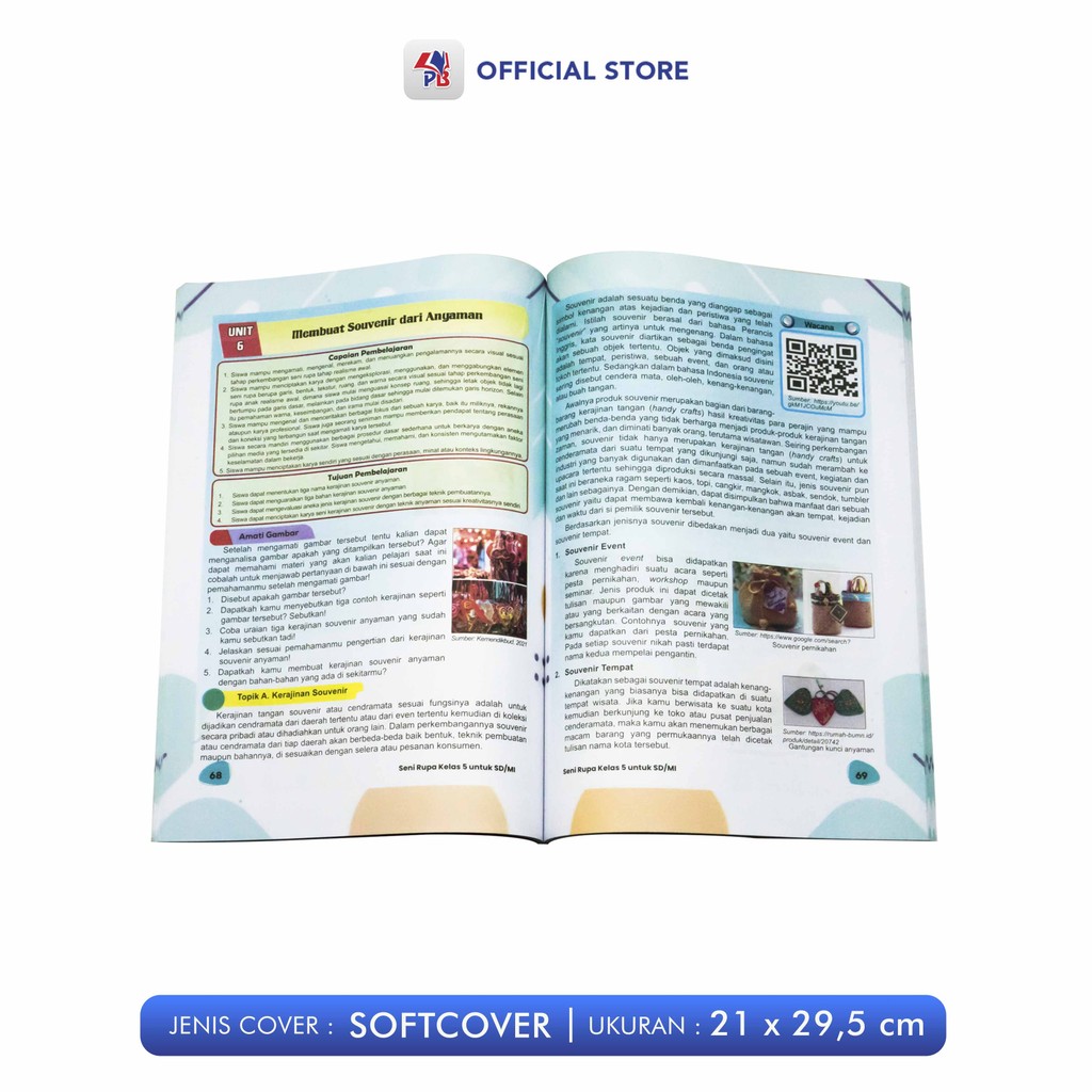 Jual Buku Kurikulum Merdeka SD MI Kelas 1 - 5 / Seni Rupa Untuk Siswa ...