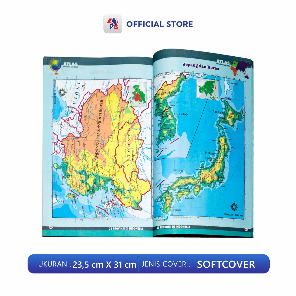 Jual Buku Atlas 38 Provinsi Edisi Terbaru / Atlas Indonesia dan Dunia ...