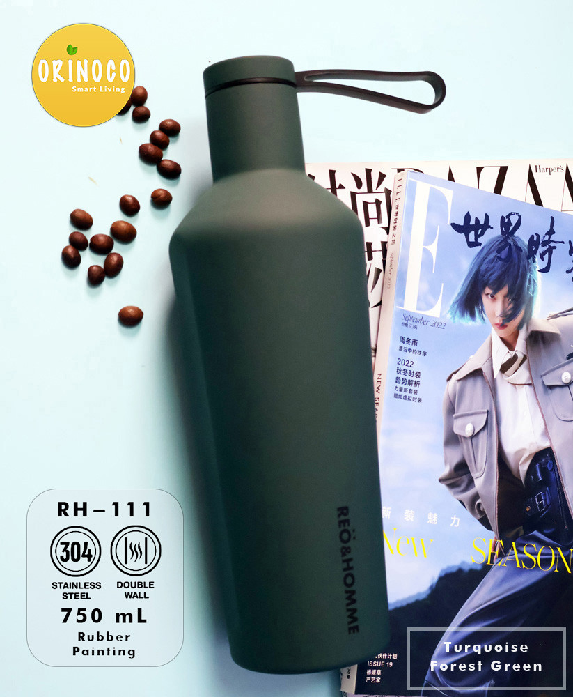 Jual Orinoco Botol Minum Stainless Steel RH-111 Tumbler Rubber Printing ...