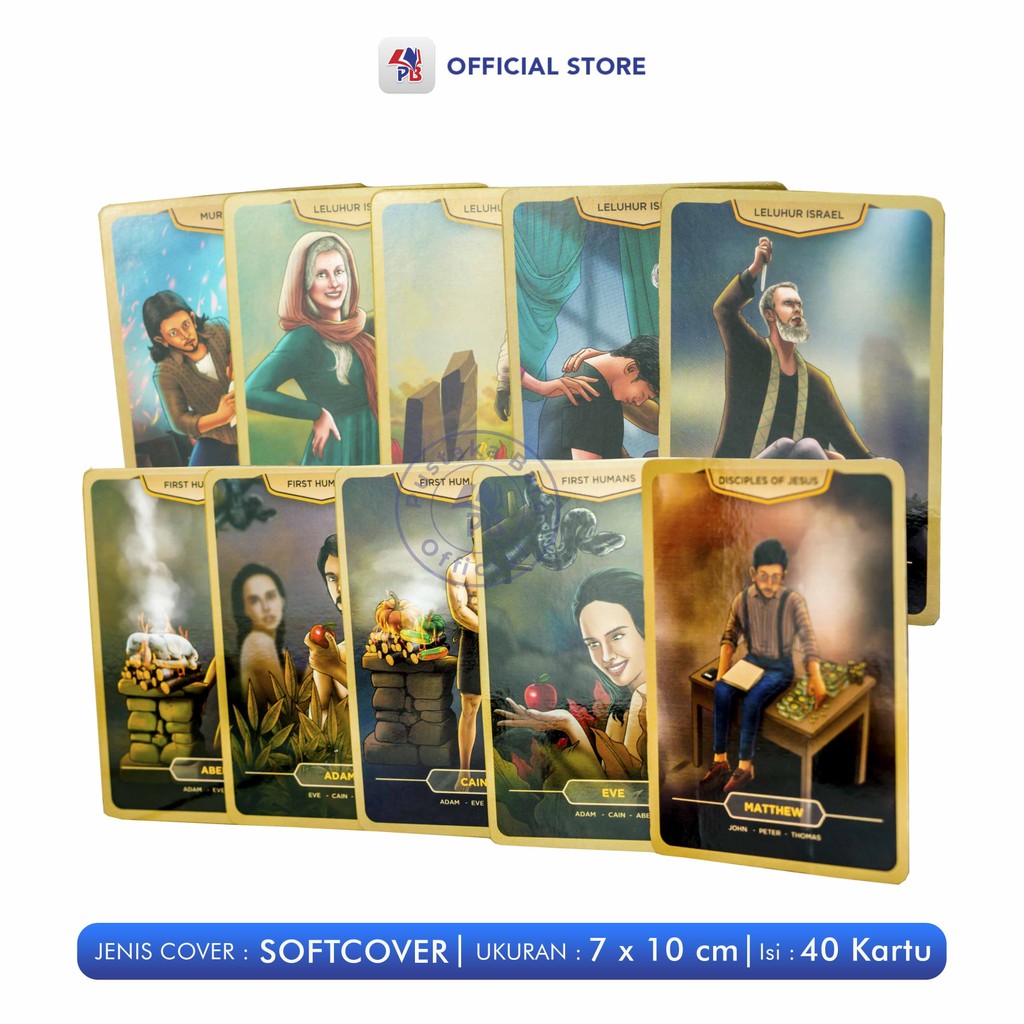 Jual Kartu Kuartet Kuis Alkitab Seri Tokoh Alkitab Terkenal ( Bible ...