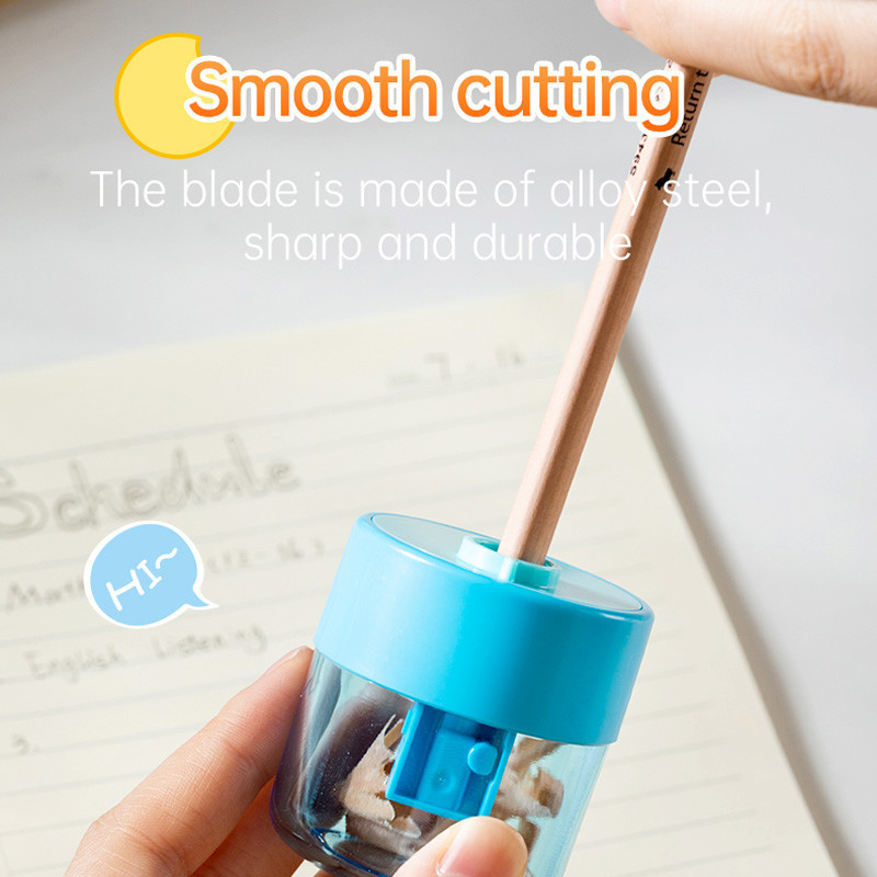 Jual Deli Pencil Sharpener / Rautan Pensil Warna Lucu Wadah Besar EH55X ...