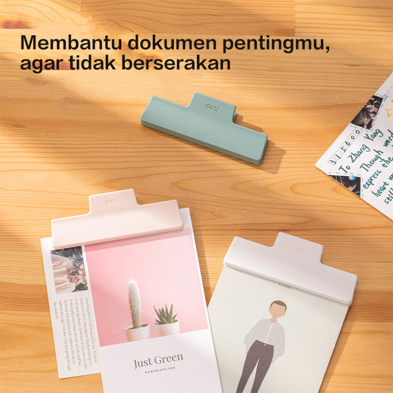 Jual Deli Penjepit Jumbo / Jumbo Clip Kapasitas 50 Halaman Kertas ...