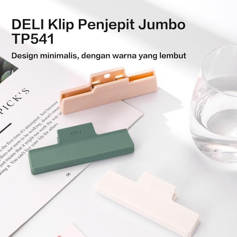 Jual Deli Penjepit Jumbo / Jumbo Clip Kapasitas 50 Halaman Kertas ...