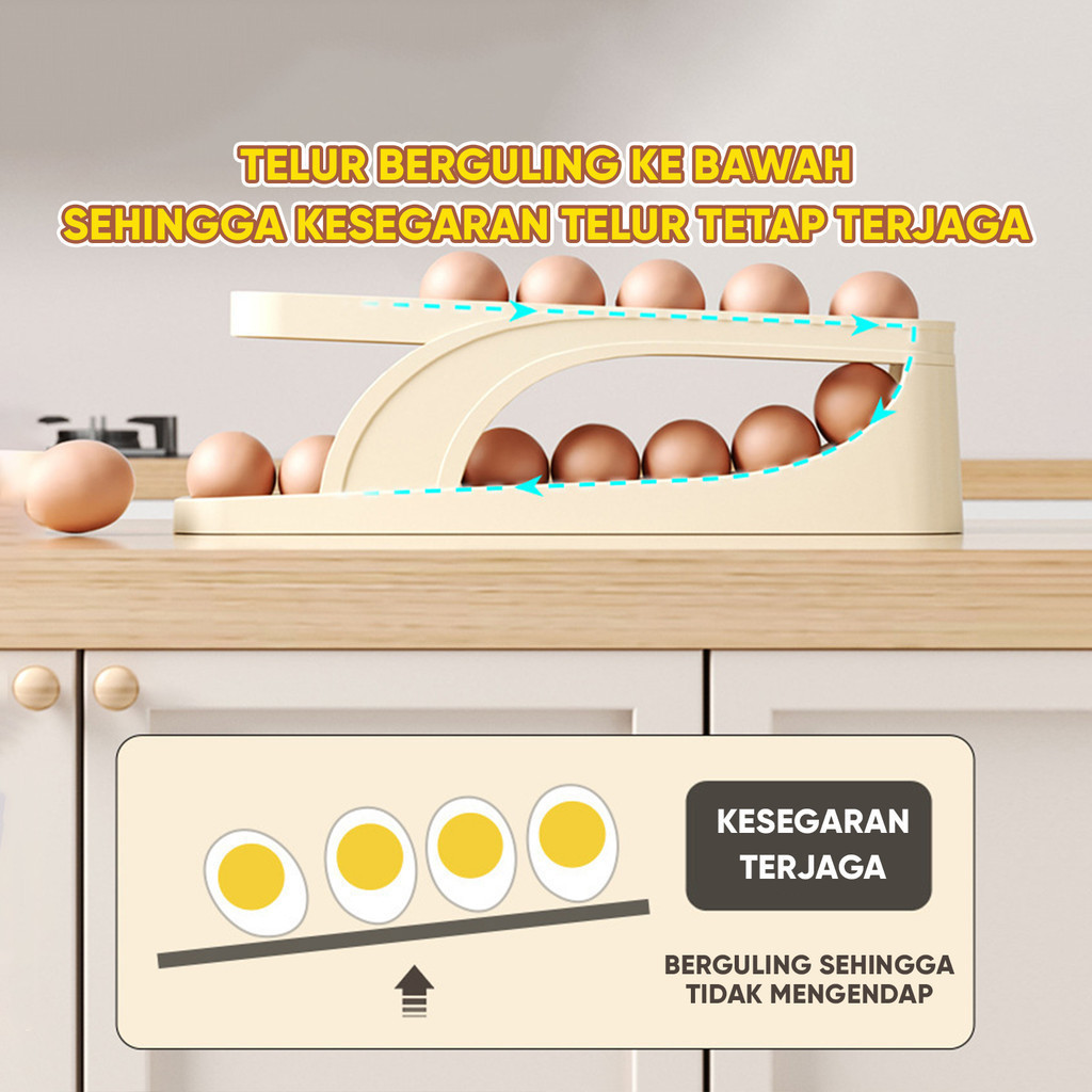 Jual [GARANSI PATAH 100%] ANGOLA Rak Telur Tingkat E12 / Egg Tray ...