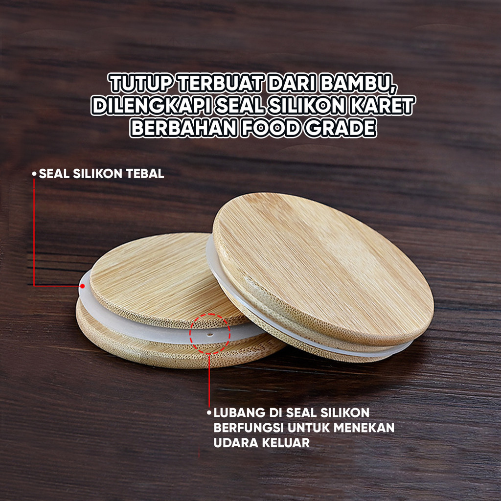 Jual [GARANSI PECAH] ANGOLA Toples Kue Toples Makanan / Toples Kaca ...