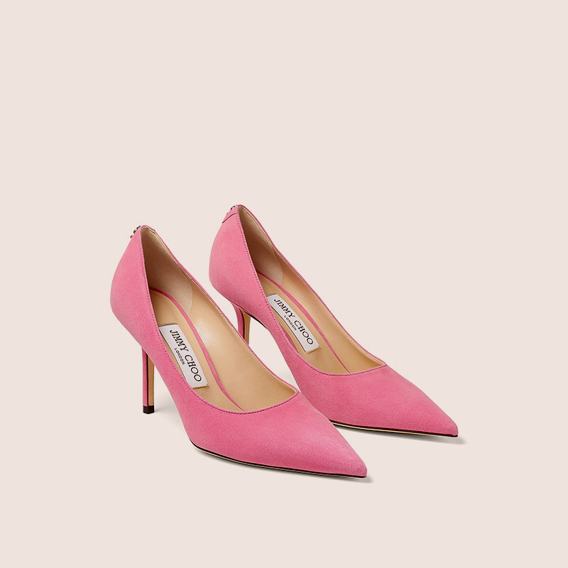 JIMMY CHOO/LOVE series classic stiletto suede high-heeled shoes for women  autumn