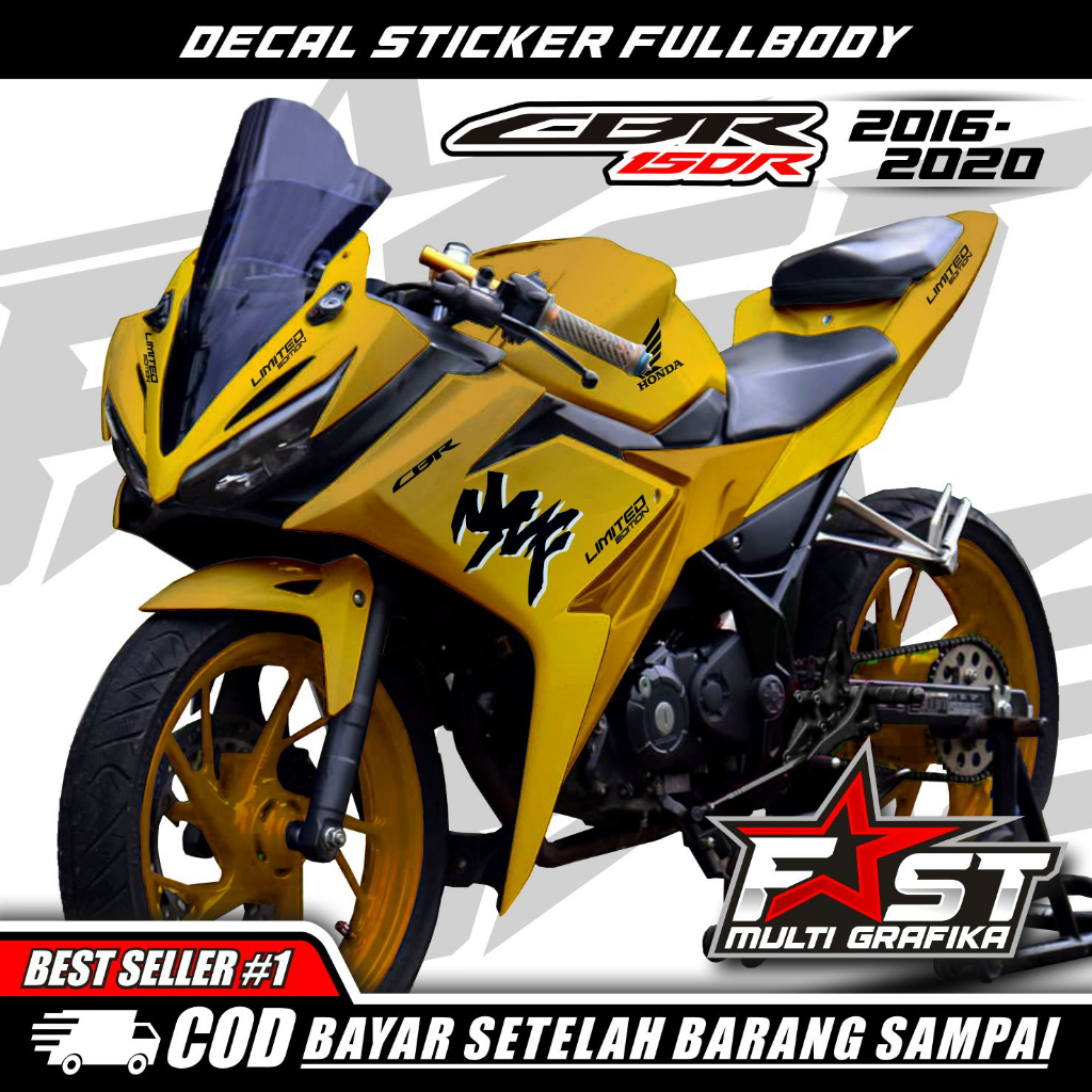 Jual Bisa Cod Decal Stiker Cbr150r Fullbody Motif Bunglon Decal Stiker Cbr 150r Facelft Shopee