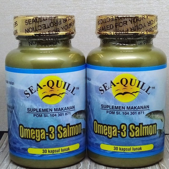 Jual SEAQUILL OMEGA 3 Salmon Oil ISI 30 Shopee Indonesia