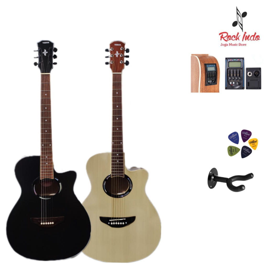 Jual Gitar Yamaha Apx 500ii Akustik Elektrik Listrik LC 4 Digital Tuner Shopee Indonesia