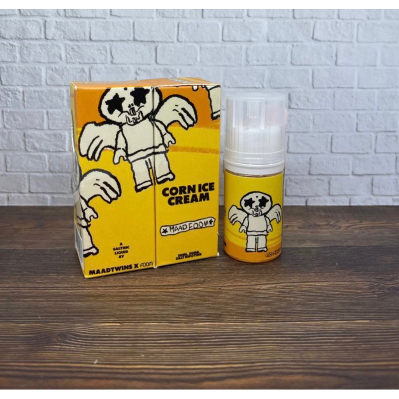 Jual LIQUID SALTNIC FOOM MAAD Maad Foom Series Corn Ice Cream Salt Nic 30ML 30MG Shopee