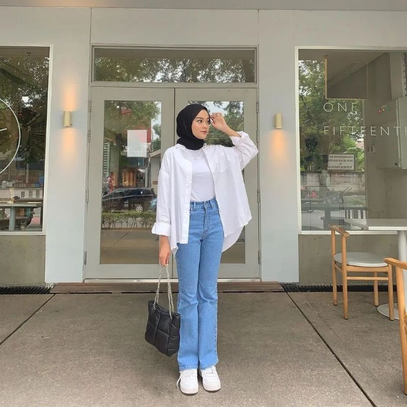 Jual Kemeja wanita oversize linen / Olivia Shirt | Shopee Indonesia