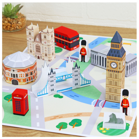 Jual DIY Papercraft MIniatur mainan kota london | Shopee Indonesia