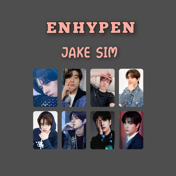 Jual PC PHOTOCARD JAKE SIM ENHYPEN UNOFF | Shopee Indonesia