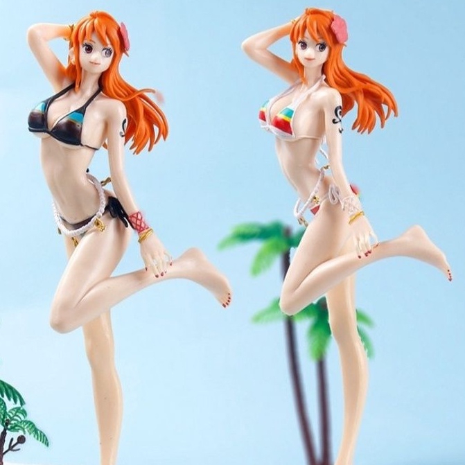 Jual Figure One Piece Nami Bikini Sexy Nami Figure Sexy Nude 24 Cm Shopee Indonesia