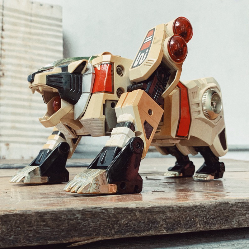 Power Rangers Mighty Morphin White Tiger Megazord Bandai Occasion