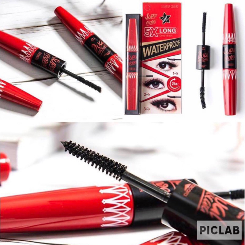 Jual SIVANNA COLORS SUPER MODEL MASCARA 5X LONG WATERPROOF Shopee