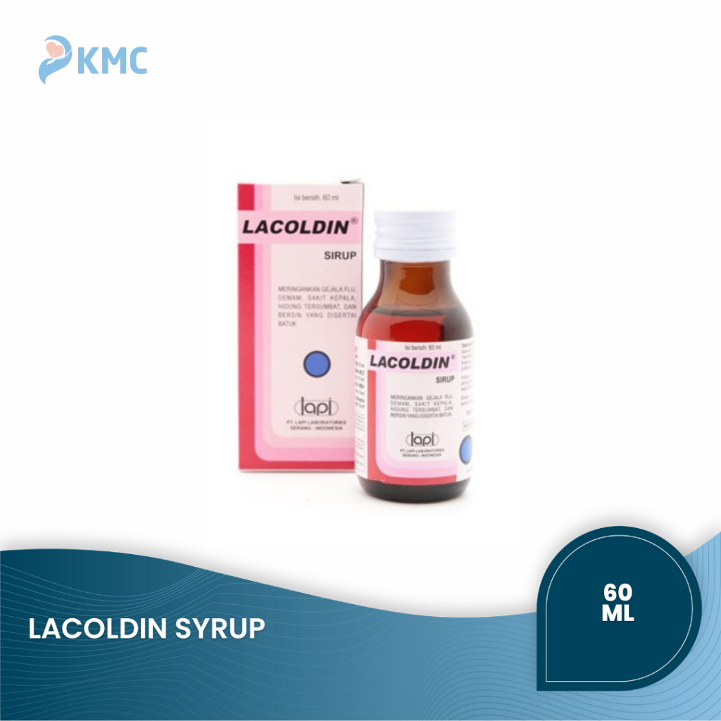 Jual Lacoldin Sirup 60ml - Lakoldin Sirup | Paracetamol Obat Flu Pilek ...