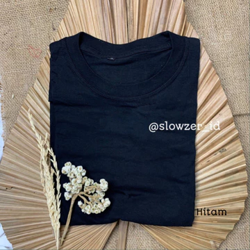 Kaos Polos Lengan Pendek Cotton Combed 30s Unisex Pria Wanita KPP007