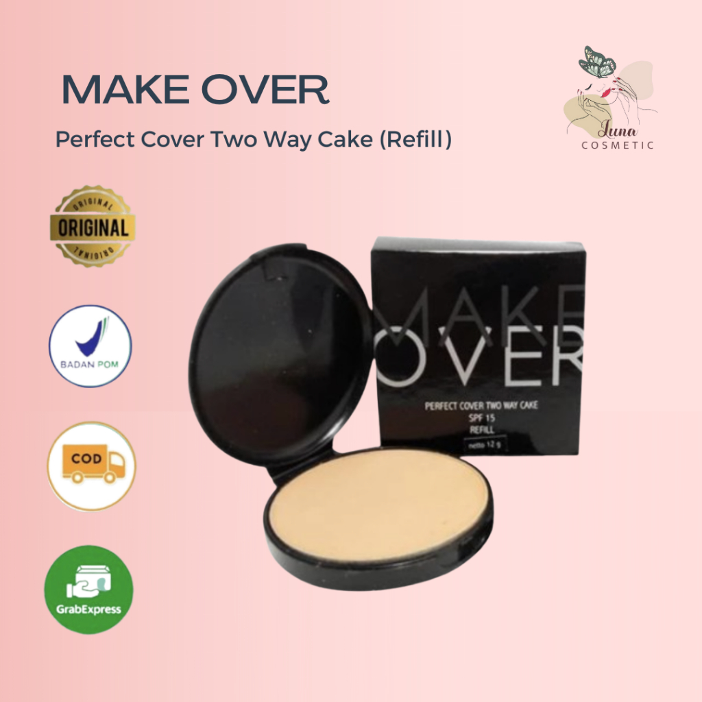 Jual [REFILL] Make Over Perfect Cover Two Way Cake Bedak Padat Make ...