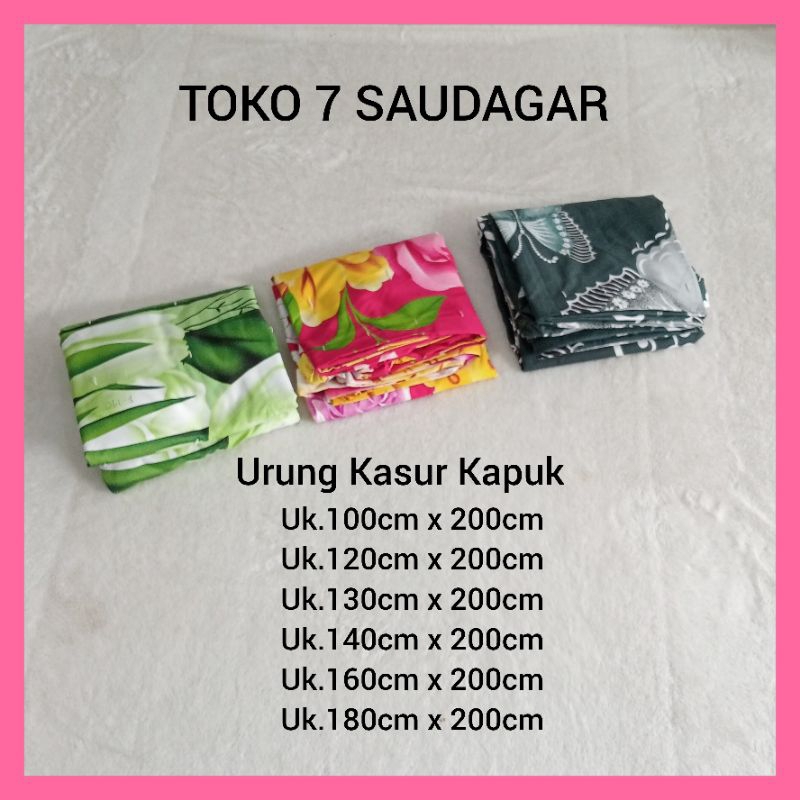 Jual Urung kasur kapuk Sudah Di Gender Bahan Kain Sprei Dispers Tebal ...