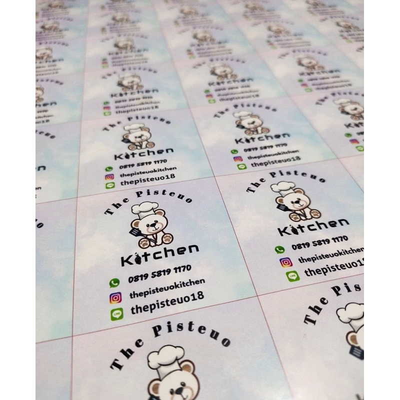 Jual STIKER & LABEL MURAH BISA CUSTOM (CETAK SAJA) | Shopee Indonesia