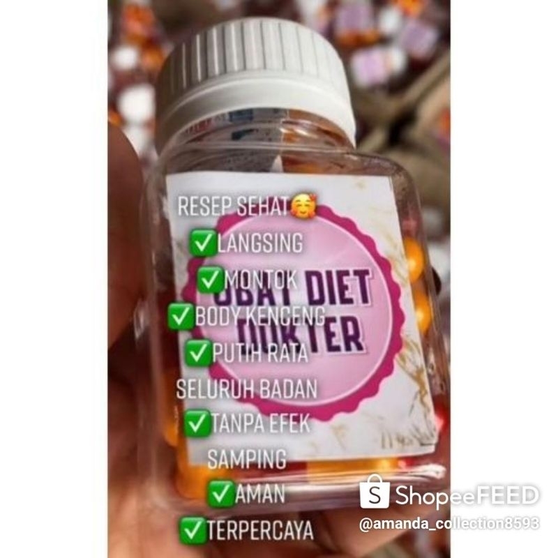Jual Obat Diet Dokter 100Original Kemasan Baru Kualitas No 1/isi 30