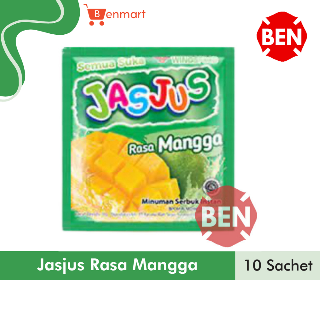 Jual Jasjus Mangga 1 Renceng 10 Sachet Jas Jus Minuman Serbuk Murah Mango Shopee Indonesia 7299