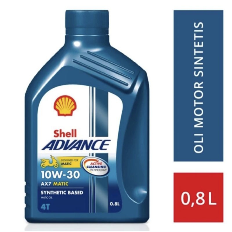 Jual OLI SHELL AX7 MATIC 10W-30,800ml, ORIGINAL100% | Shopee Indonesia