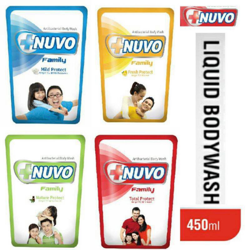Jual Nuvo Family Antibacterial Body Wash (400ml) Shopee Indonesia