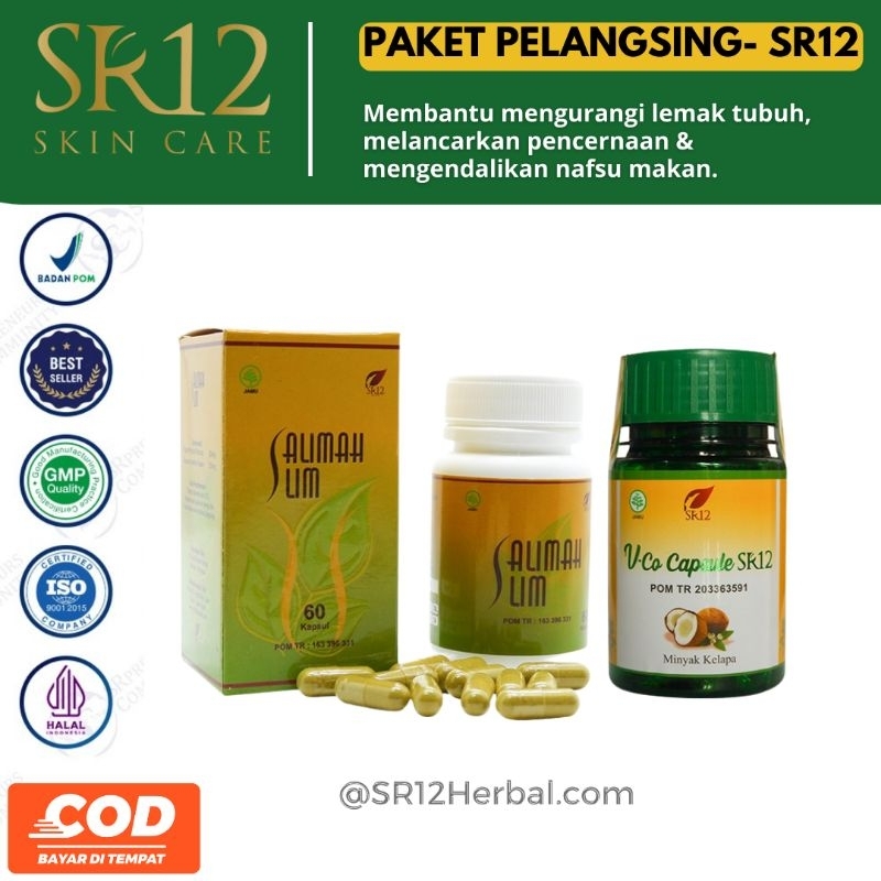 Jual Paket Pelakor SR12 / Peluntur Lemak Kotor / Salimah Slim & Vco