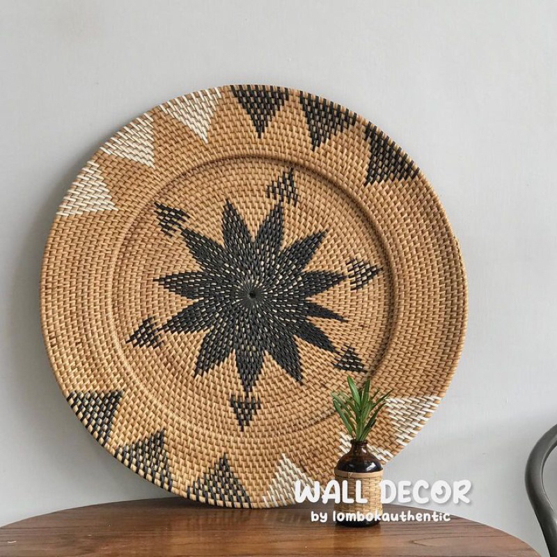 Jual LOMBOK AUTHENTIC Saveya Walldecore Rotan Bulat Cekung Diameter ...