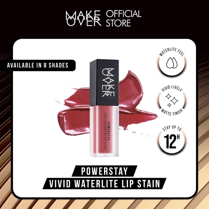 Jual MAKE OVER Powerstay Vivid Waterlite Lip Stain 5.5 g Lip Cream